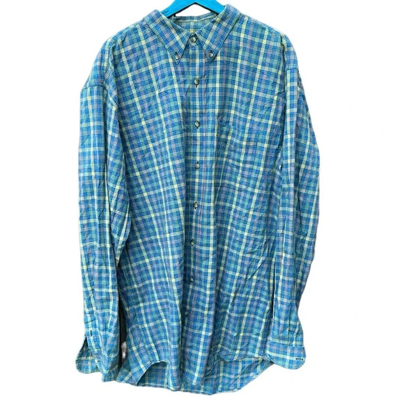The Territory Ahead men's XLT plaid button down shirt - Picture 1 of 3